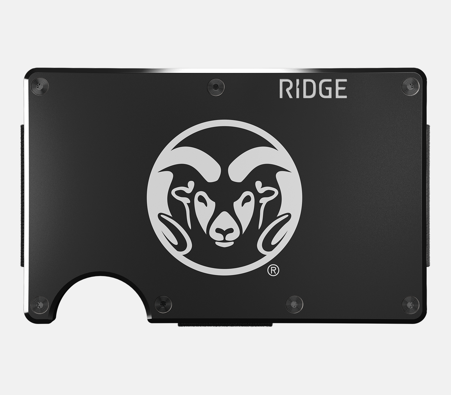 Ridge Wallet for Men - Slim RFID Blocking Minimalist Front Pocket Wallet - Colorado State Rams Themed - Perfect for Travel, Everyday Carry & Gifts