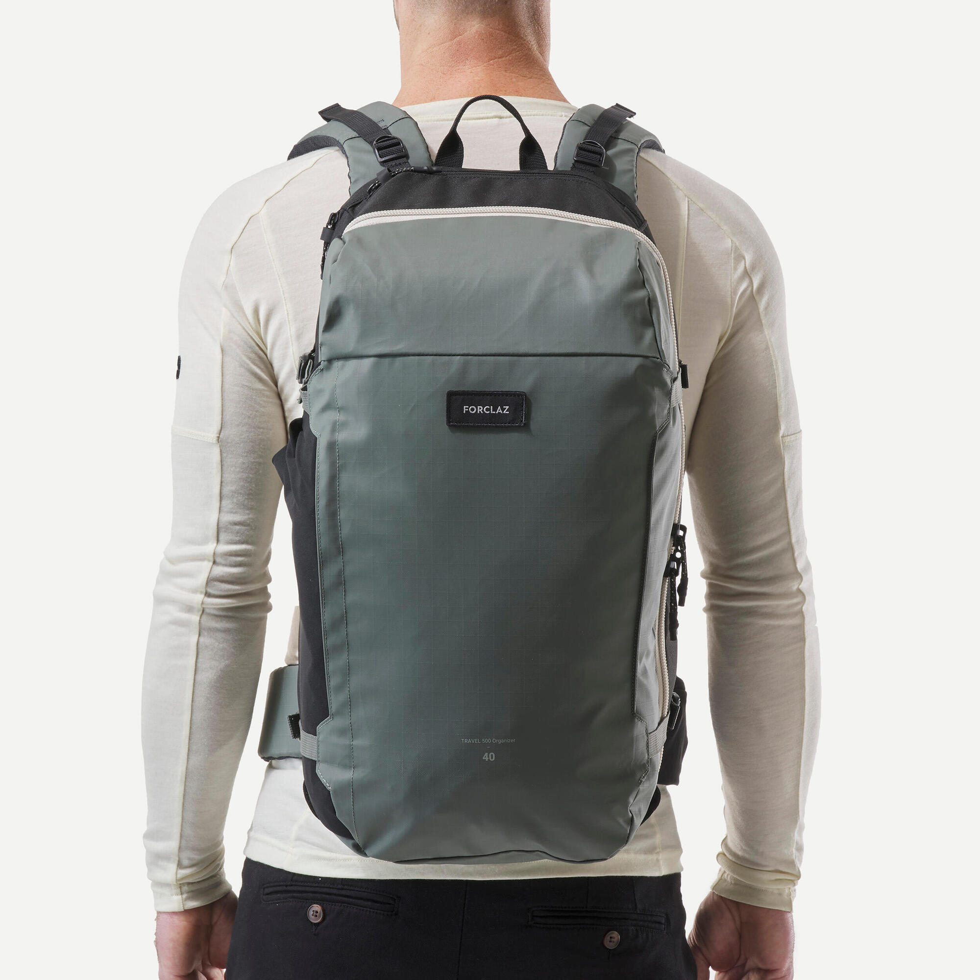Forclaz Travel 500 40L Organizer Backpack - Lightweight Hiking & Camping Gear for Outdoor Adventures
