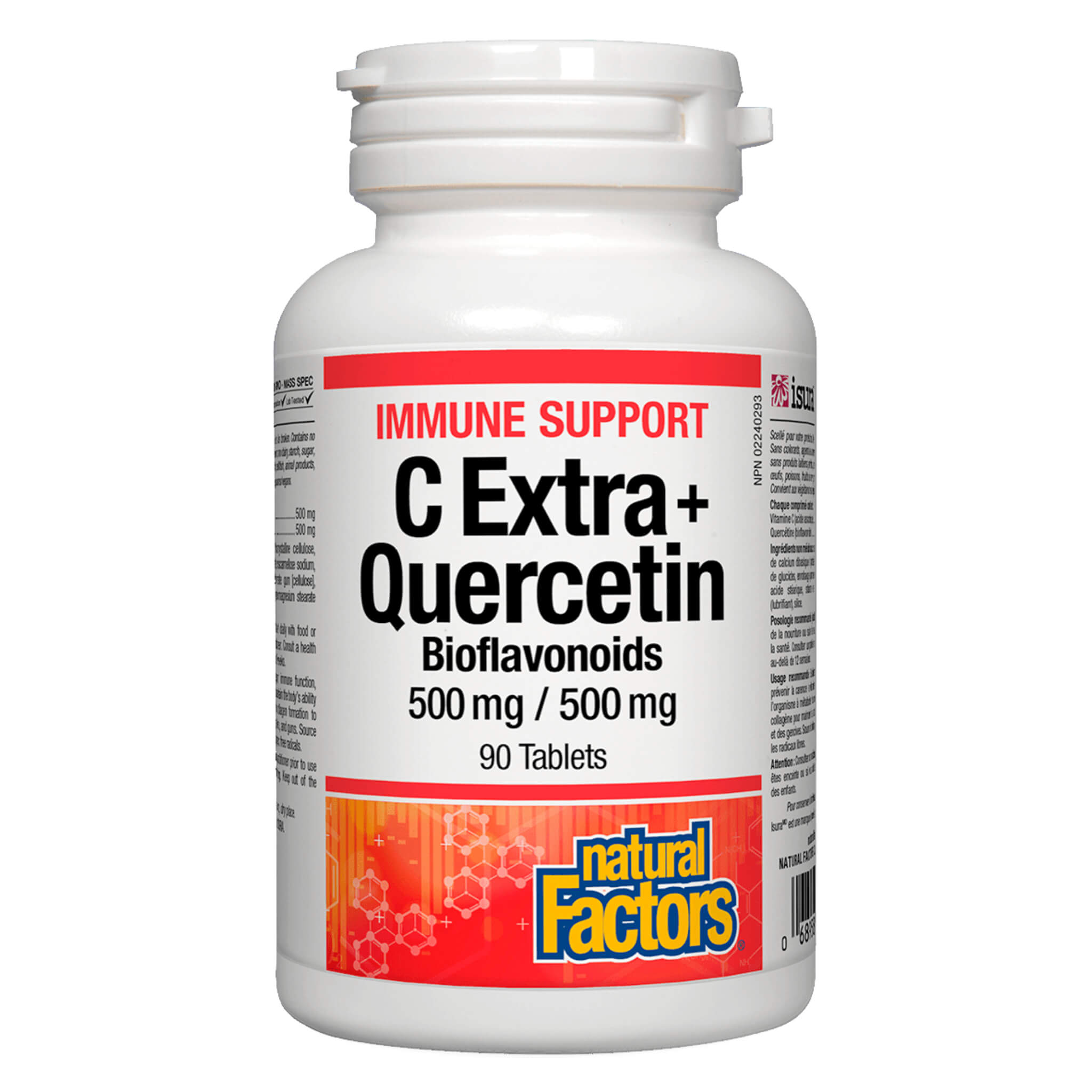 Premium C Extra 500mg with Quercetin 500mg - Immune Support Supplement for Adults - Boost Energy & Antioxidant Protection - Daily Wellness & Cold Season Defense