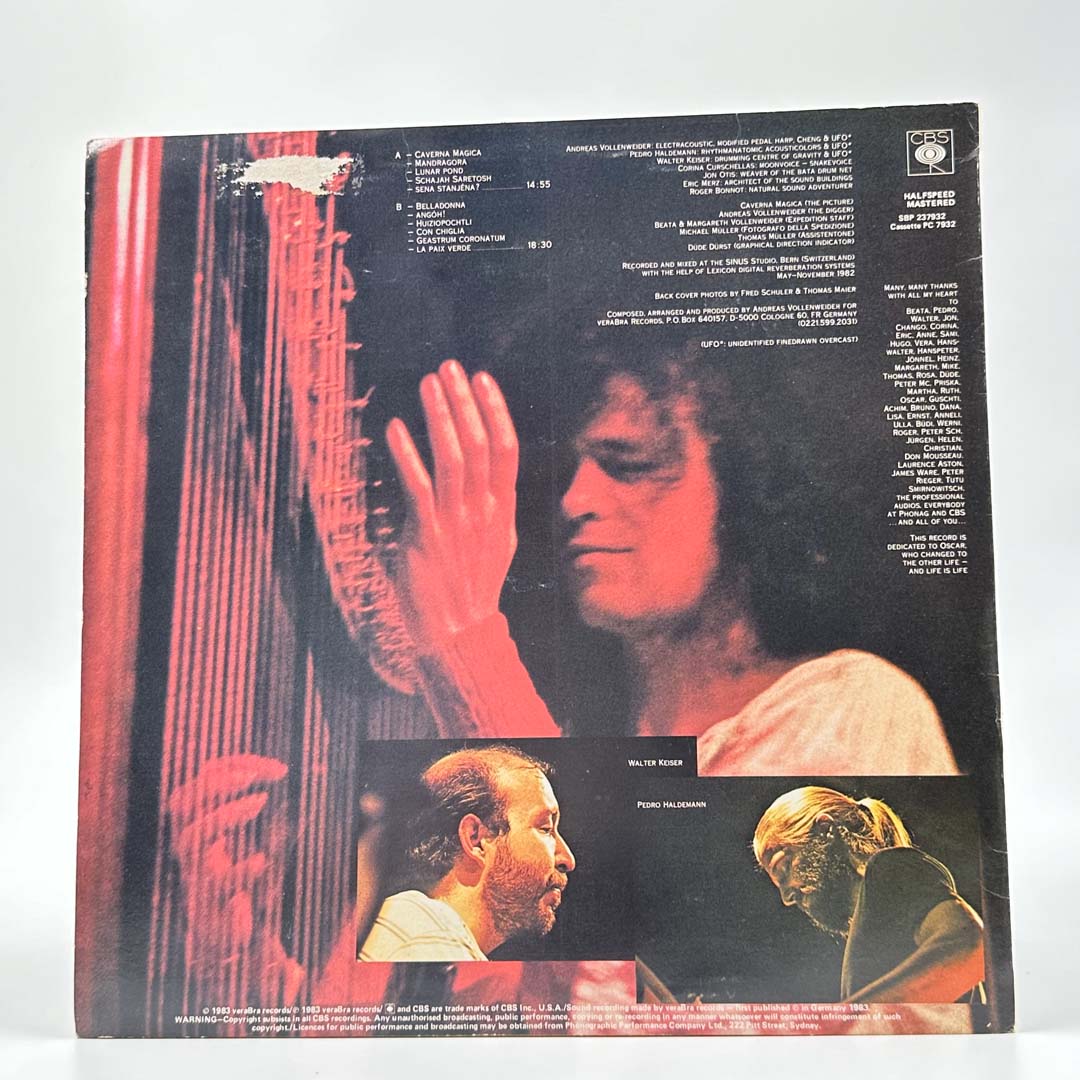 Andreas Vollenweider Music Albums - Best Harp Instrumental CDs & Vinyl Records for Relaxation, Meditation & Study - Perfect for Spa, Yoga & Stress Relief