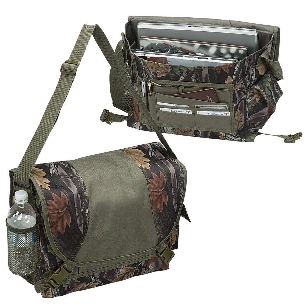 15.4 Inch Laptop Backpack for School & Travel - Military Camouflage Design - Durable Messenger Bag for College Students & Professionals - Perfect for Commuting, Campus & Business Trips