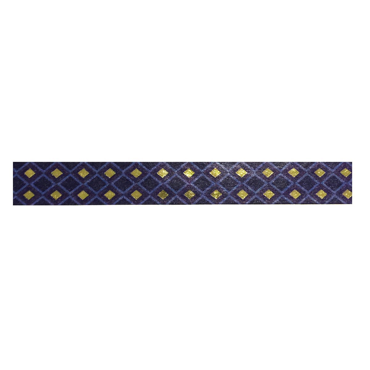 Wrapables Colorful Washi Masking Tape - Midnight Passion Diamonds Design for Scrapbooking, Journaling, Gift Wrapping & DIY Crafts