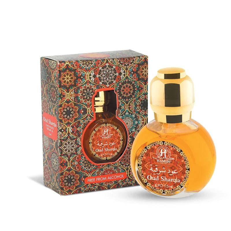 Hamidi Oud Sharqia CPO 15ml Attar Perfume Oil for Men - Alcohol-Free Arabic Fragrance with Long-Lasting Scent | Perfect for Daily Wear, Special Occasions & Gift Giving