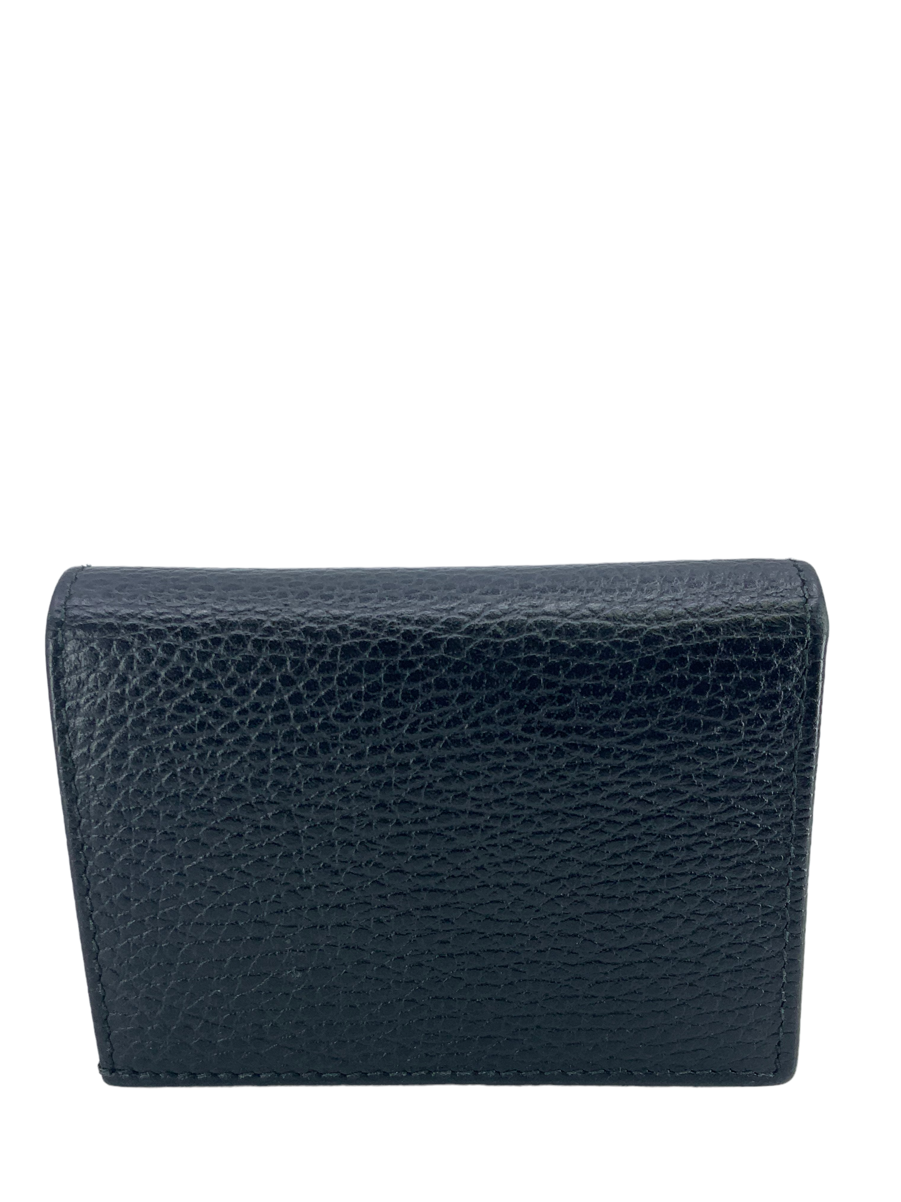 GUCCI GG Marmont Butterfly Compact Leather Wallet for Women - Luxury Designer Card Holder & Coin Purse for Everyday Use, Travel, and Special Occasions