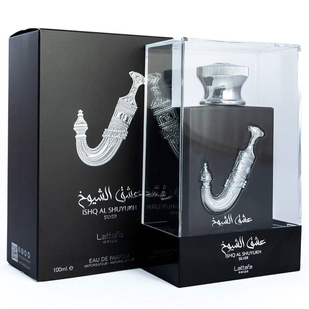 Lattafa Pride Ishq Al Shuyukh Silver EDP Perfume - 100ml Luxury Arabian Fragrance for Women & Men | Perfect for Evening Events, Date Nights & Special Occasions