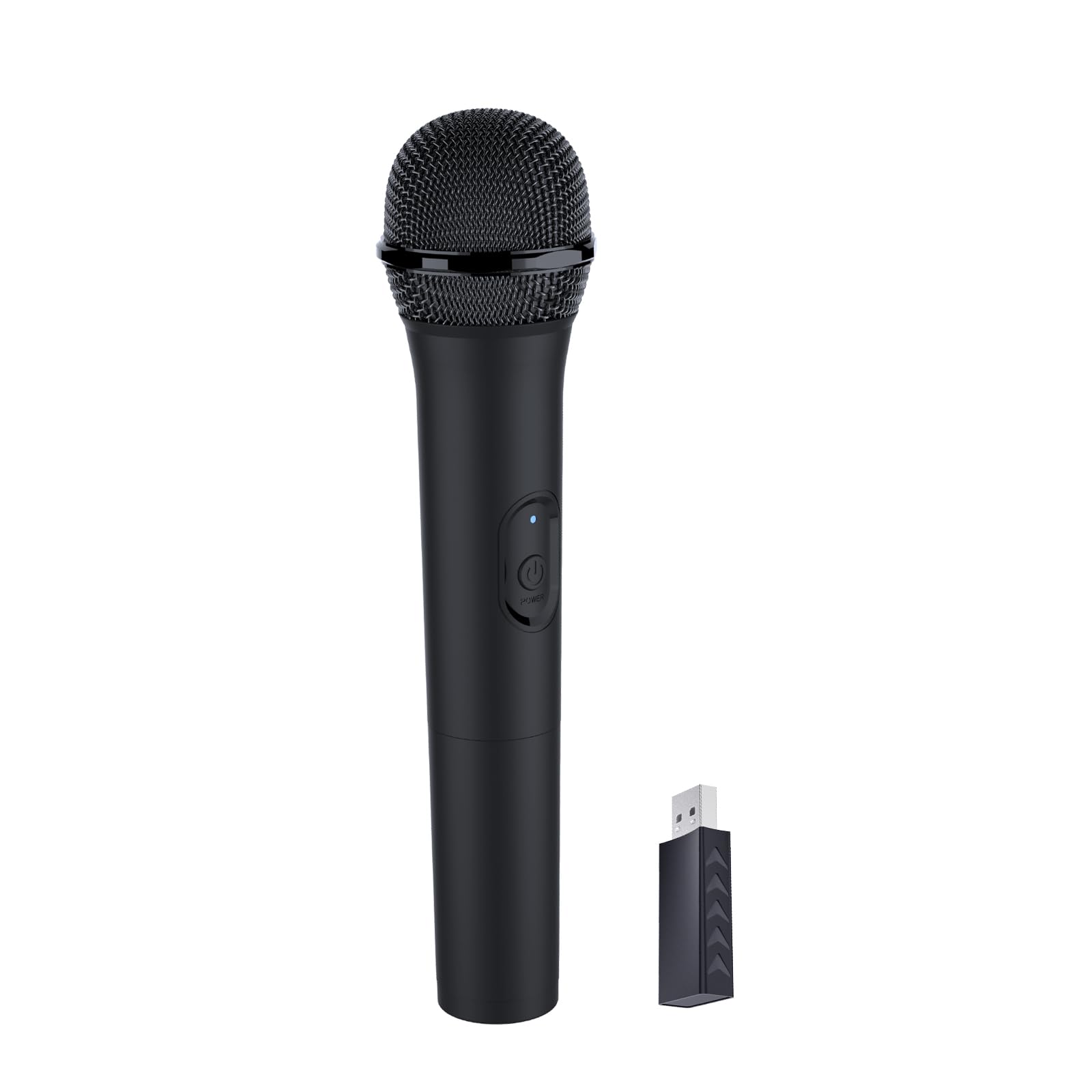 Professional UHF Wireless USB Microphone - Metal Handheld Dynamic Mic with USB Receiver for PC, Laptop, Gaming & Karaoke | Compatible with Xbox Series X/S, PS5, Nintendo Switch OLED & Wii | Perfect for Streaming, Podcasting & Singing Practice