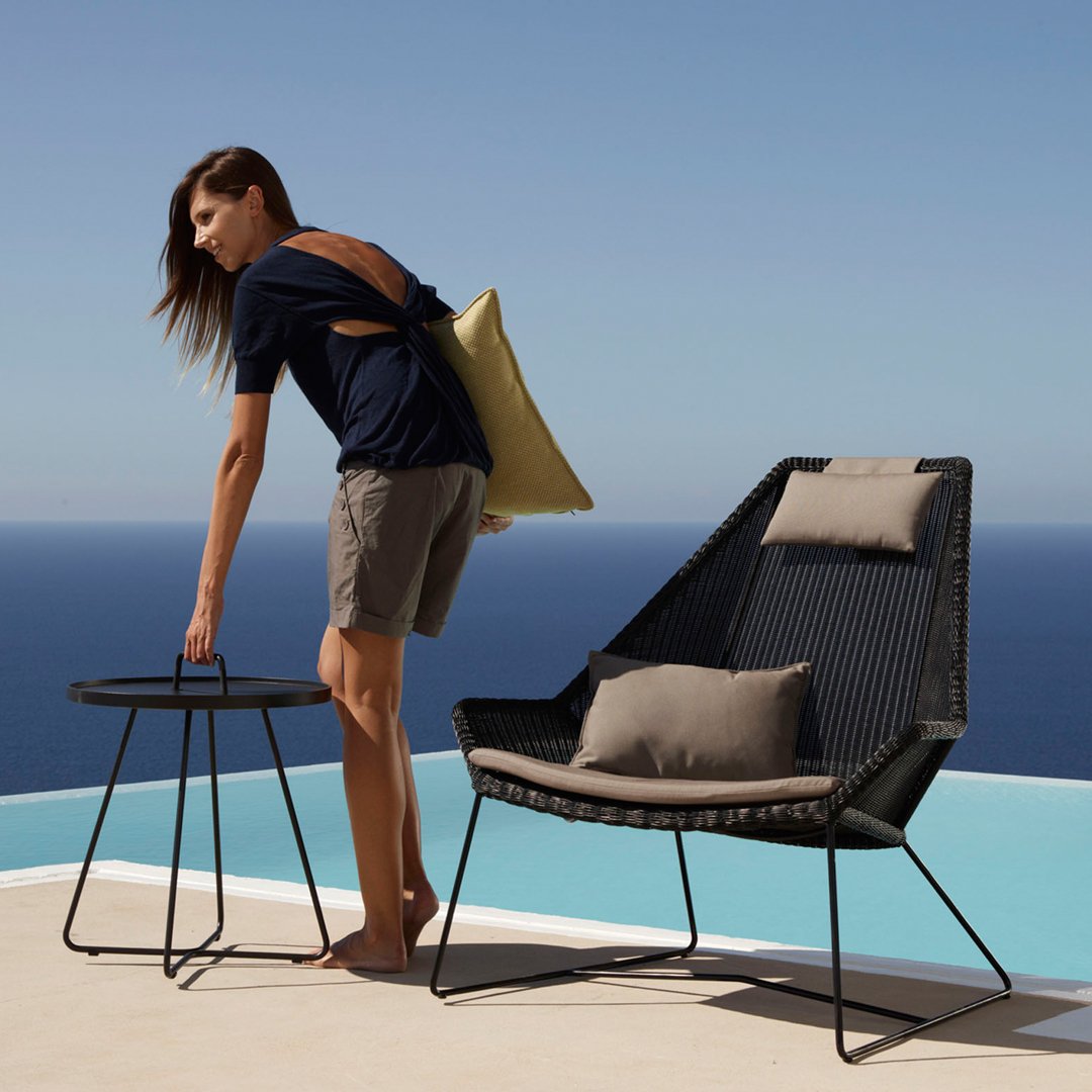Breeze Highback Chair - Comfortable Outdoor Patio Furniture for Relaxing in Your Garden, Backyard or Poolside