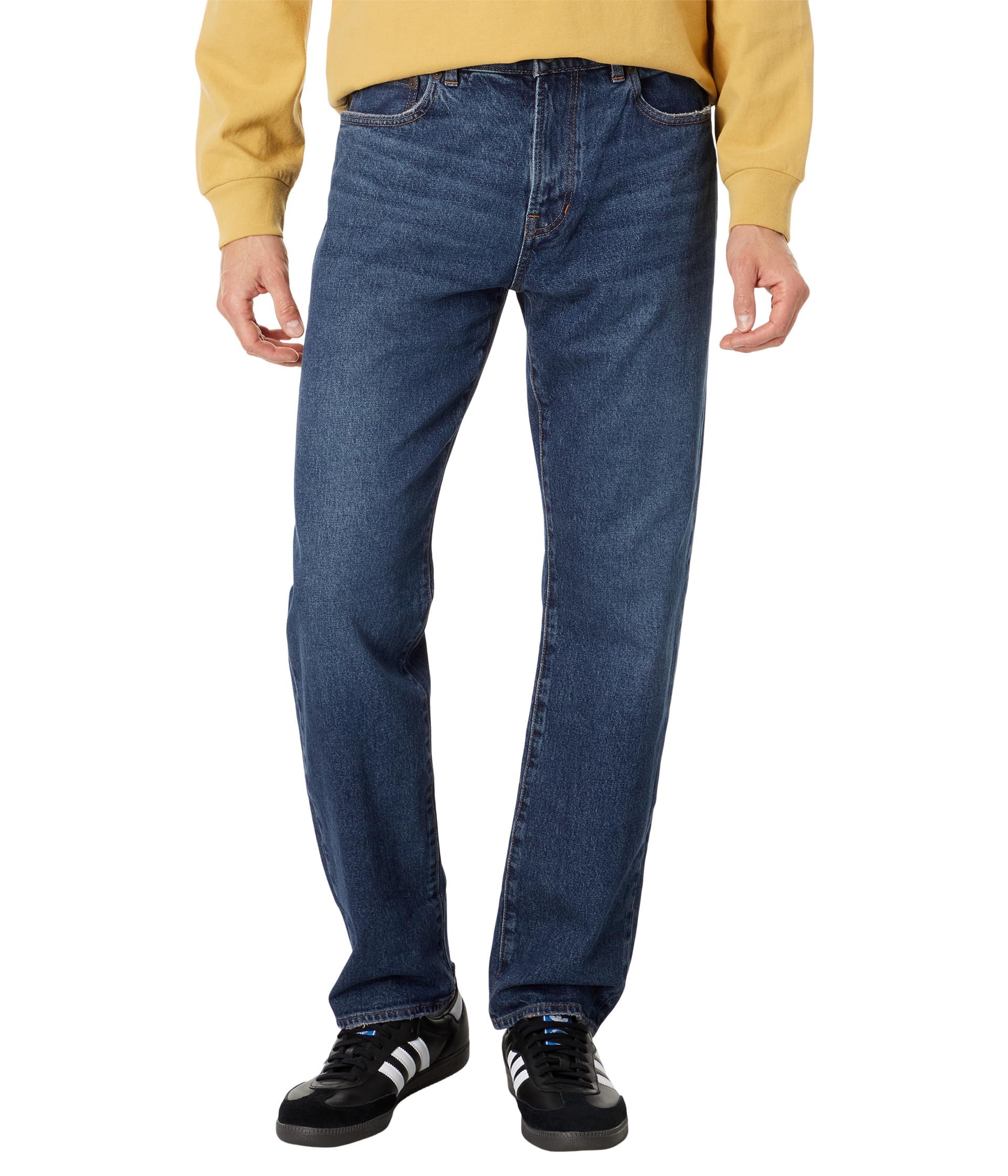 Madewell 1991 Straight Jeans in Cambridge Wash - Classic High-Rise Denim Pants for Women | Perfect for Casual Outfits, Workwear & Everyday Comfort