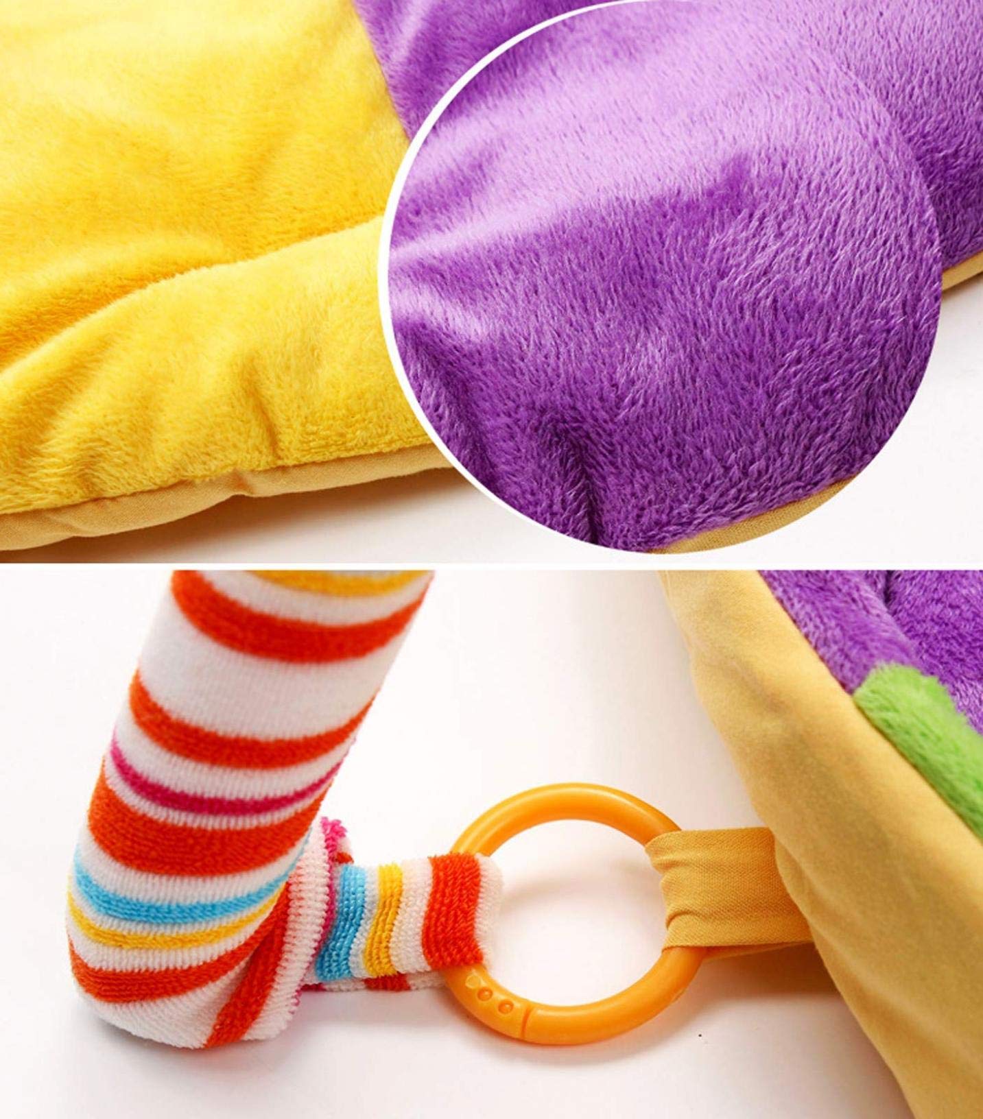 Colorful Insect Baby Play Mat - Soft Round Activity Gym with Hanging Toys for Newborns & Toddlers | Perfect for Crawling, Tummy Time & Early Development Gifts