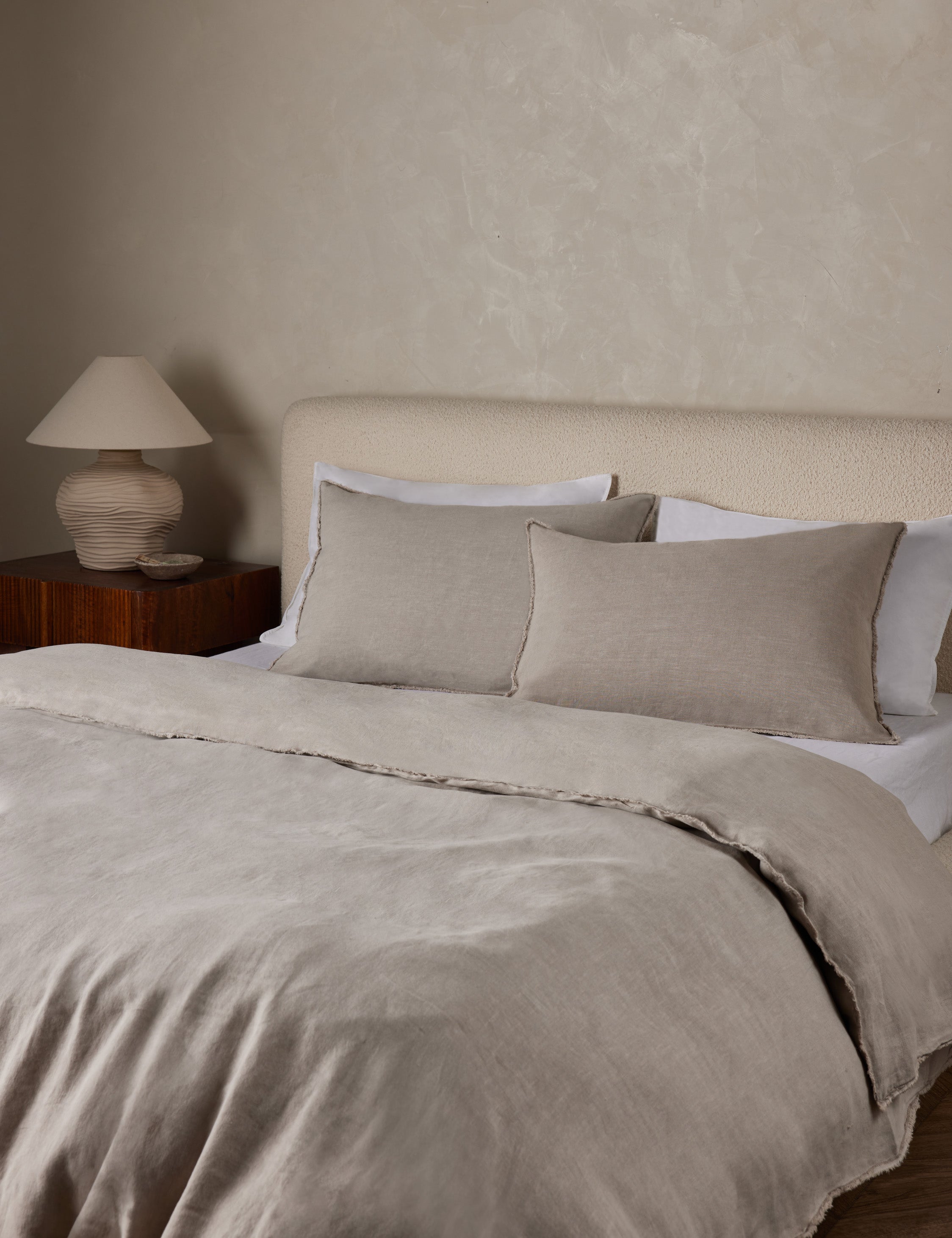 Premium Blair Stonewashed Linen Duvet Cover Set - Breathable & Soft 100% French Flax Linen Bedding - Perfect for Cozy Bedrooms, Guest Rooms & Vacation Homes