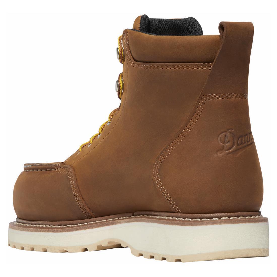 Cedar River Women's Moc Toe Soft Toe Work Boots - Size 6, Brown Leather - Comfortable & Durable for Construction, Hiking & Outdoor Work