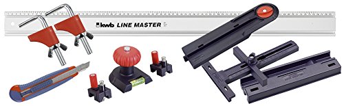 783408 Line Master Universal Set - 800mm (31.5 Inch) 10-Piece Multi-Purpose Measuring Tool Kit for DIY, Construction & Crafting Projects