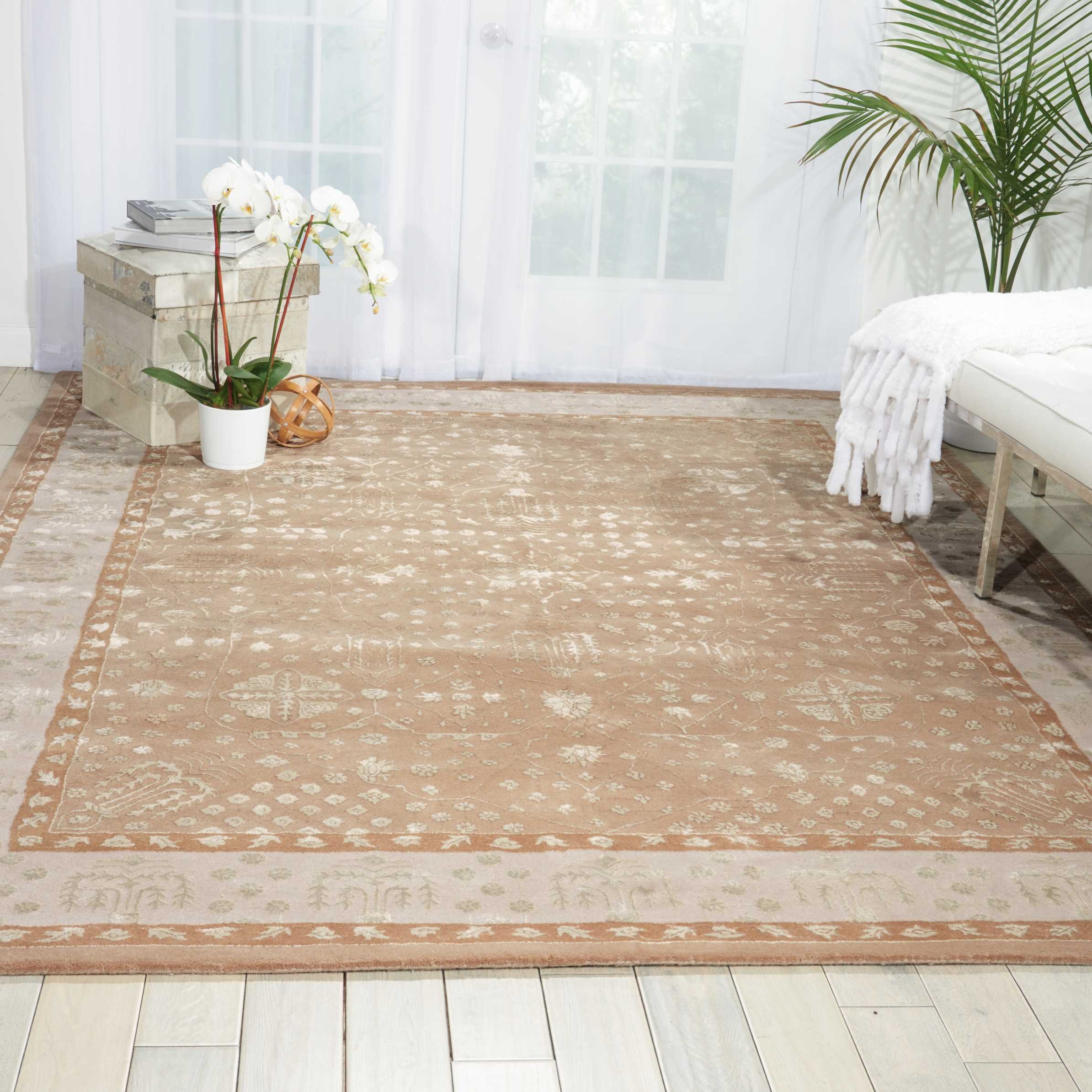 Nourison Symphony Modern Warm Taupe 8' x 11' Area Rug - Easy Cleaning, Non-Shedding, Stain Resistant | Perfect for Bedroom, Living Room, Dining Room & Kitchen Decor (8x11)
