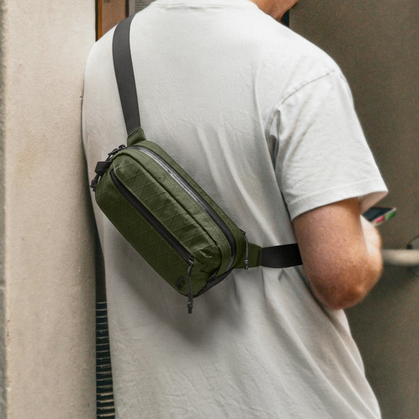 Aviator T35 X-Pac Chest Bag - Durable Crossbody Sling Pack for Outdoor, Travel & Everyday Use - Water-Resistant & Lightweight Design