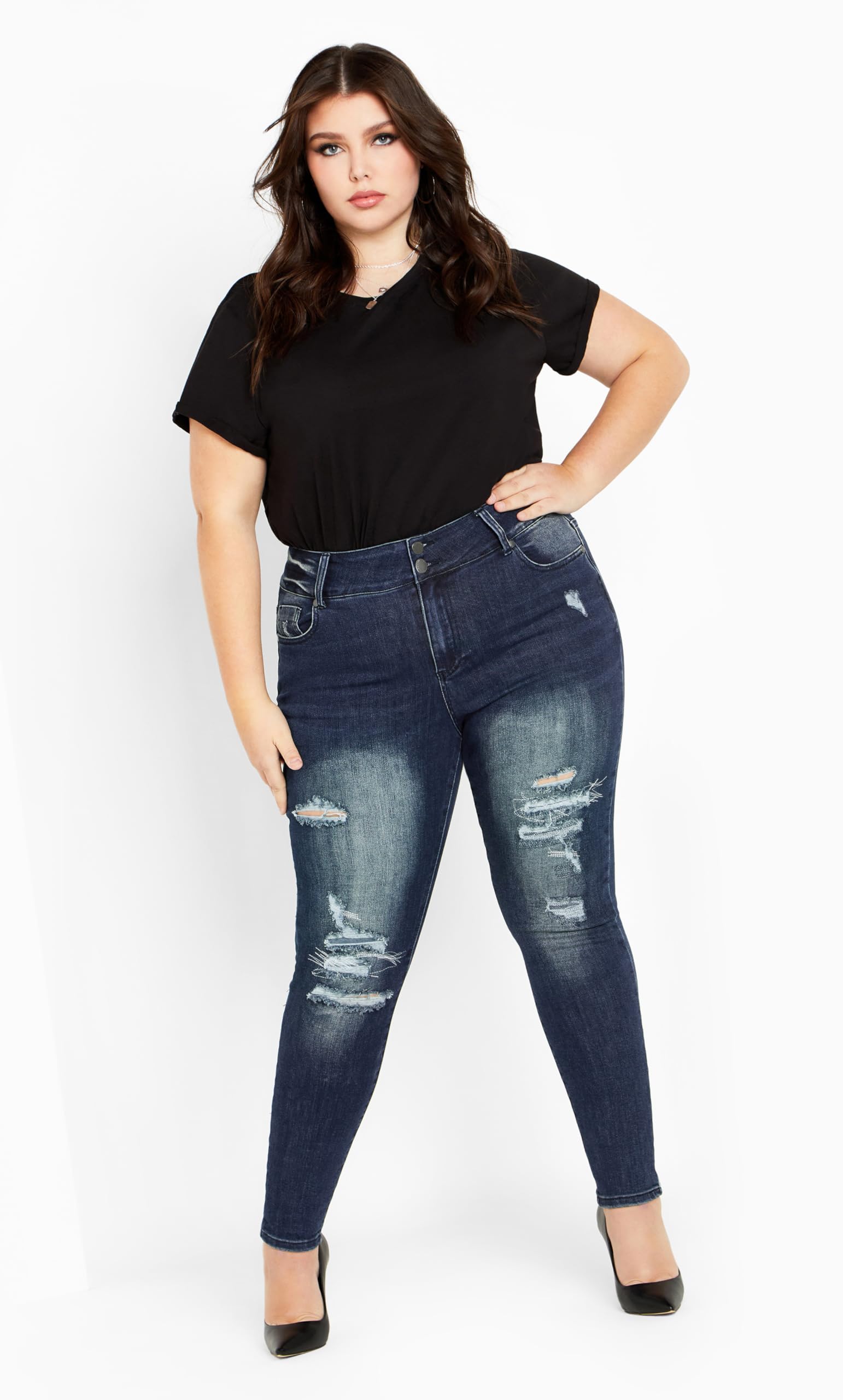 Stylish Plus Size Women's Harley Denim Jacket - Trendy Biker Vest for Casual Outfits & Motorcycle Rides
