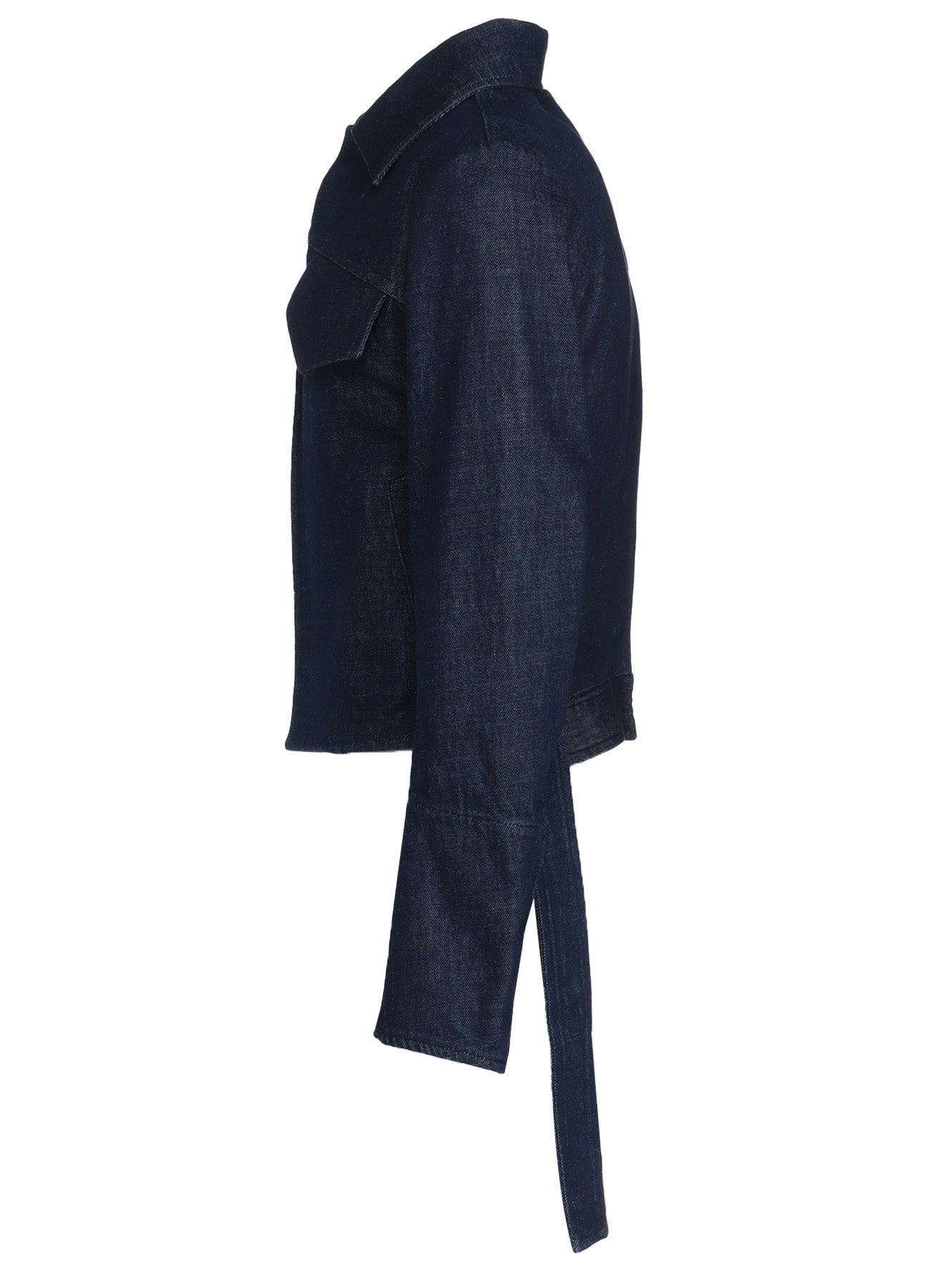 12OZ Denim Back Cutout Short Jacket for Women - Stylish Distressed Denim Jacket with Unique Back Design - Perfect for Casual Outfits, Layering, and Streetwear Fashion