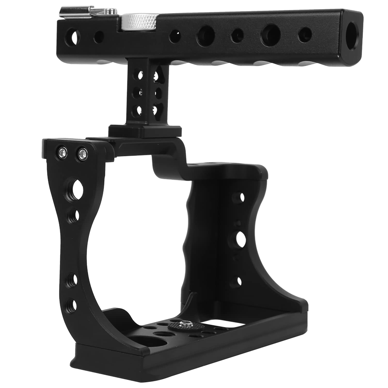 Professional Arc Design CNC Machined Camera Cage - Durable Metal Photography Rig with Easy Rotation for DSLR/Mirrorless Cameras | Perfect for Vlogging, Film Making & Studio Shooting