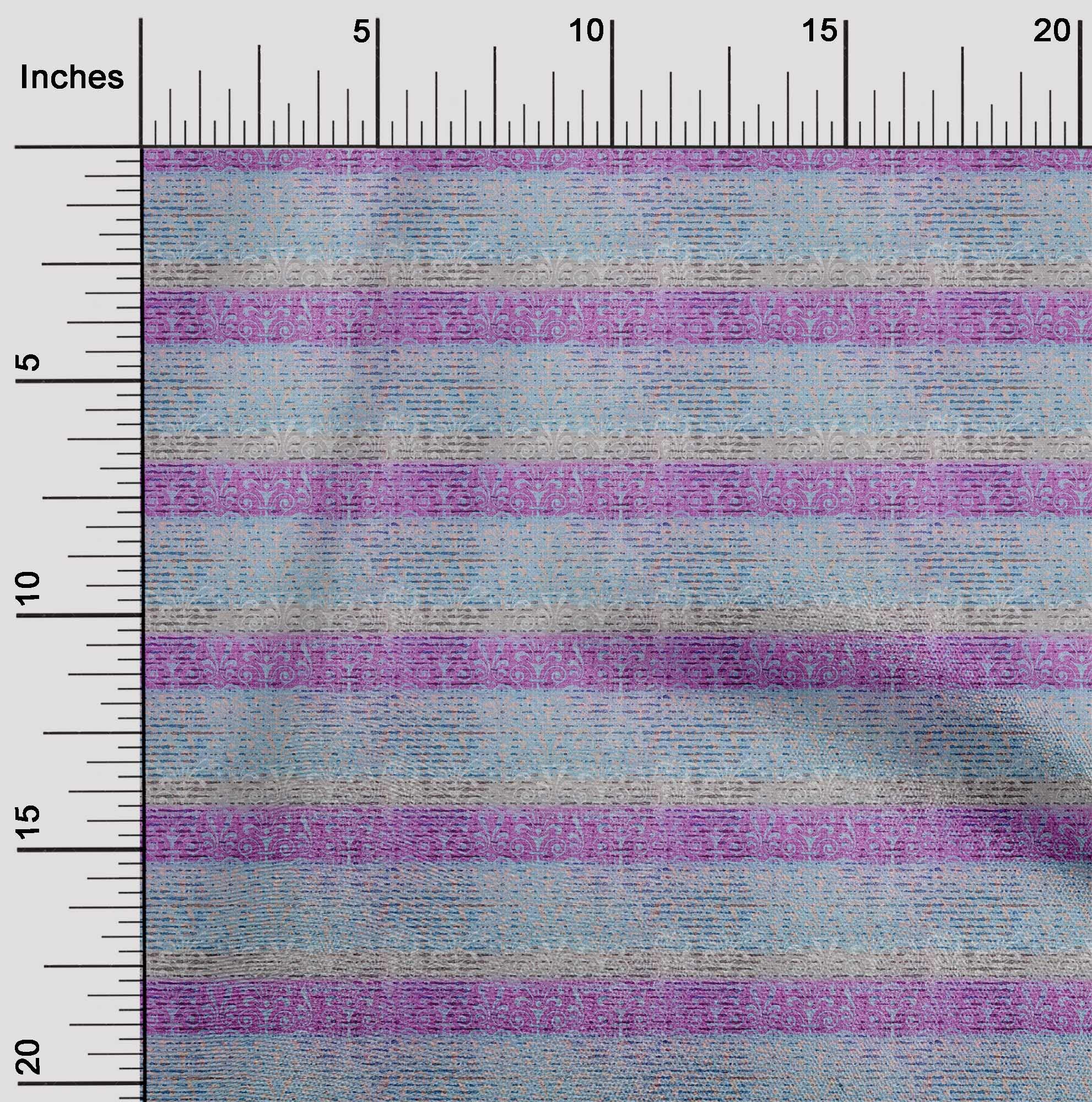 oneOone Cotton Poplin Pink Floral Textured Dress Fabric - 42 Inch Wide by The Yard | Perfect for Summer Dresses, Skirts & DIY Sewing Projects