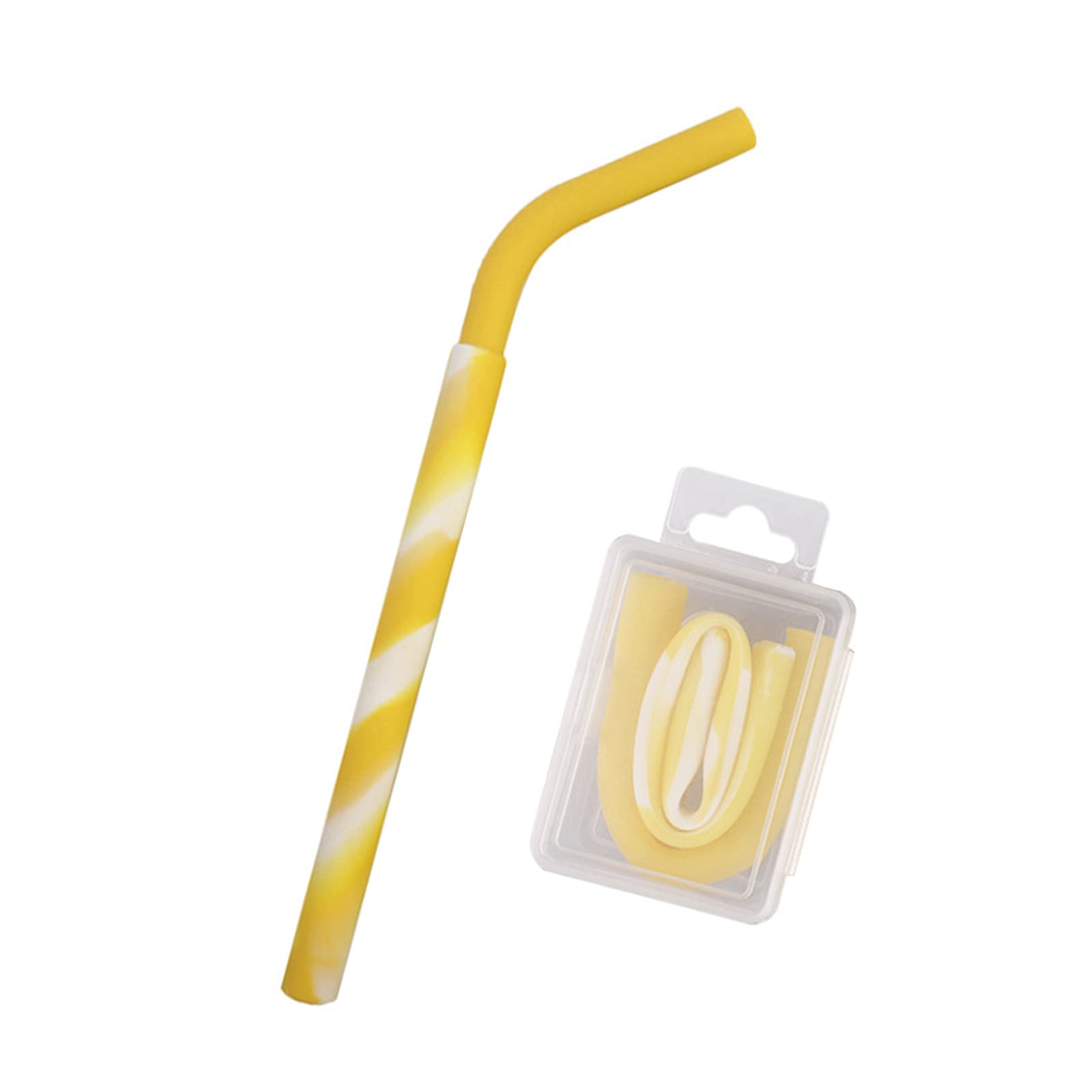 YaYiYa Silicone Chewable Straw for Kids & Adults - BPA-Free Sensory Chewing Toy for Anxiety Relief, Autism, and ADHD - Portable Teether for Travel, School, and Home Use