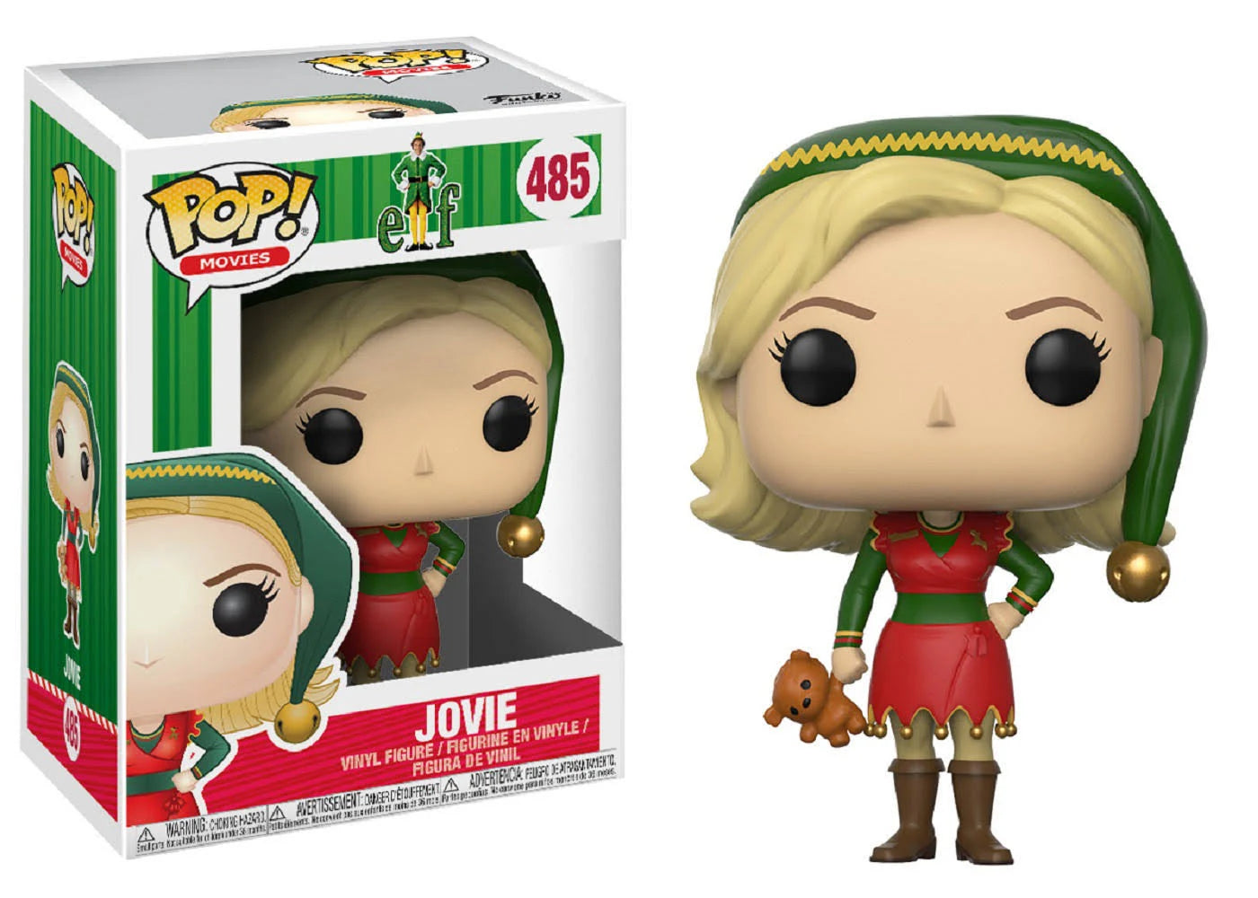 Elf Jovie #485 (VAULTED) - Rare Collectible Christmas Elf Doll for Holiday Decorations & Gift Giving