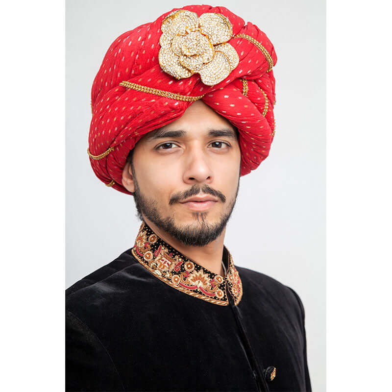 Jet Black Cocktail Velvet Sherwani for Men - Slim Fit Indian Wedding Suit with Embroidery | Perfect for Groom Wear, Festive Occasions & Cultural Events