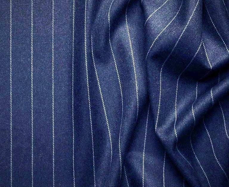 Blue Regular Fit 3-Piece Suit for Men | 2-Button Gangster Stripe Design | Perfect for Weddings, Business Meetings & Formal Events