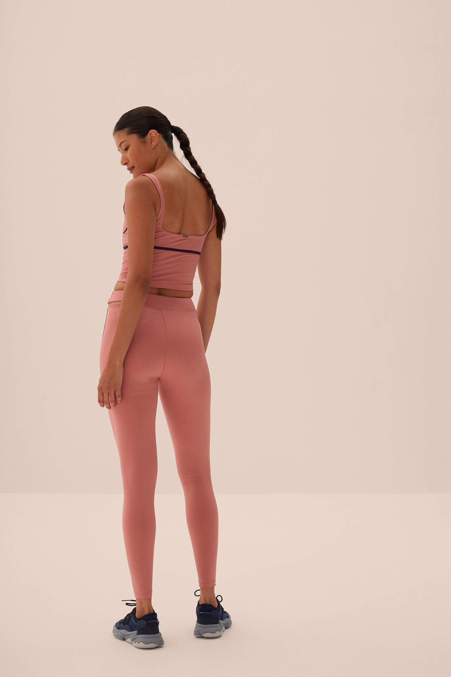 Allure® Adaptiv High Rise Crop Tank - Women's Workout Top for Yoga, Running & Gym - Moisture Wicking & Breathable Activewear