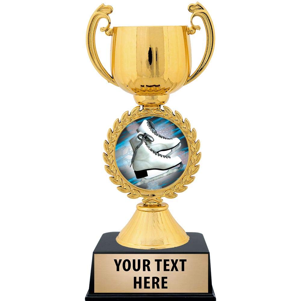 Personalized Ice Skating Trophy Cup - 7.25