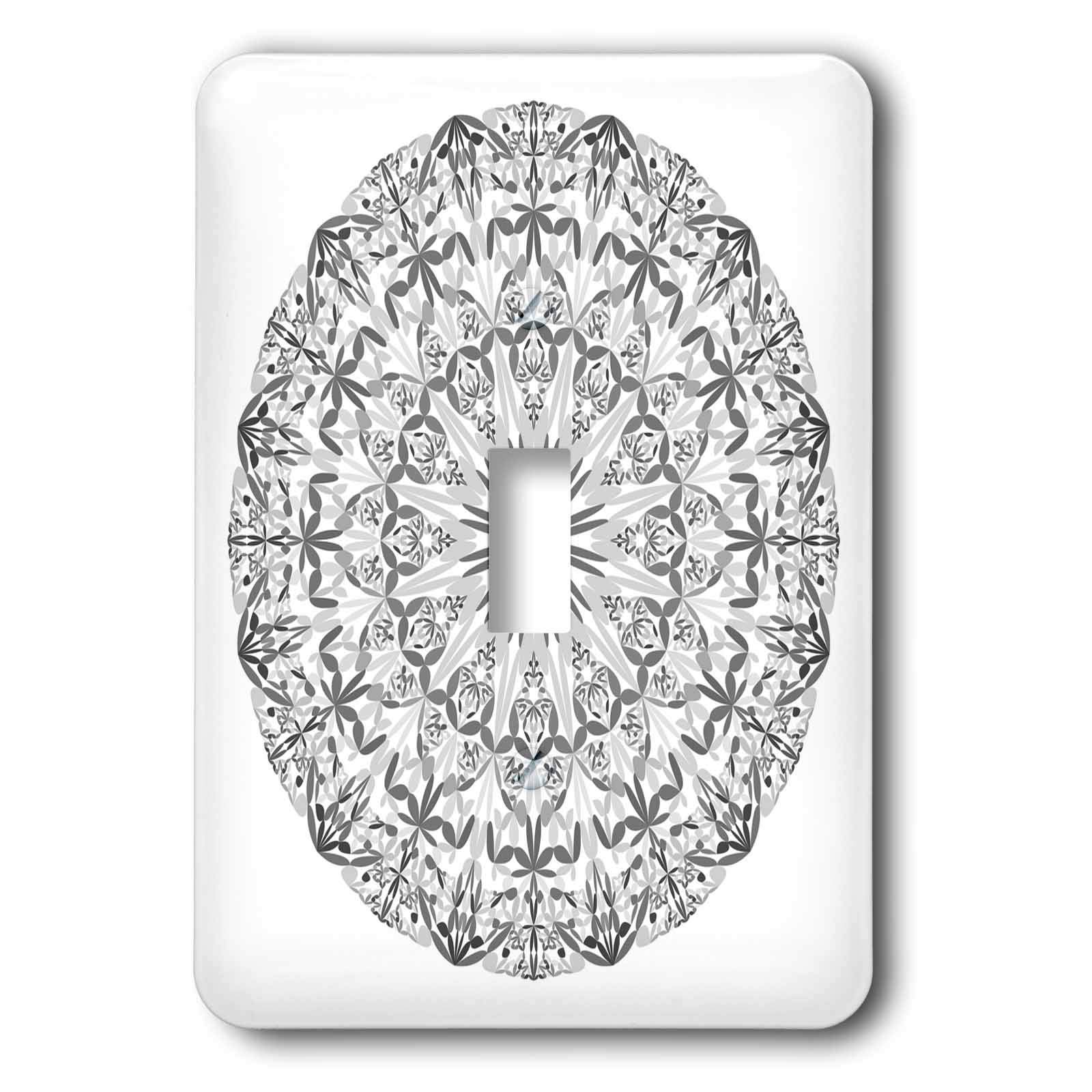 3D Rose Light Switch Cover - Decorative Home Decor for Bedroom & Living Room