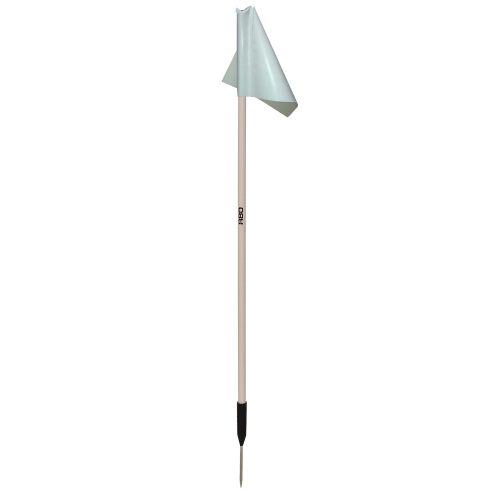 Sideline Pole with Top Tarp Flag - Durable Football Field Marker for Outdoor Sports, Games, and Events - Perfect for Football, Soccer, Rugby, and Tailgating Parties