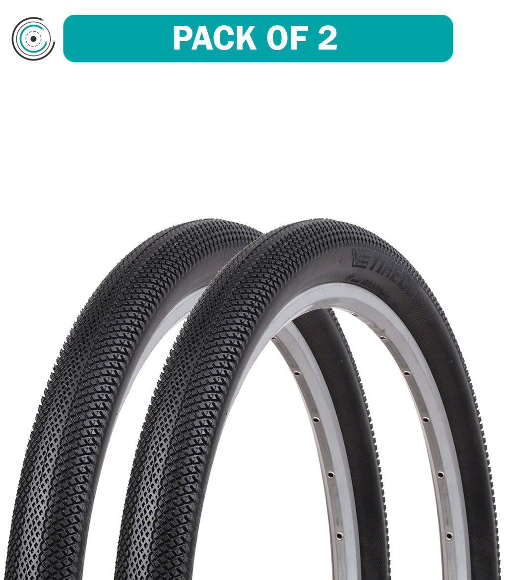 2 Pack Vee Tire Co. Speedster 700x35 Tubeless Folding Bike Tires - 120 TPI, Black (B316319) | Perfect for Road & Gravel Biking, Commuting & Urban Cycling