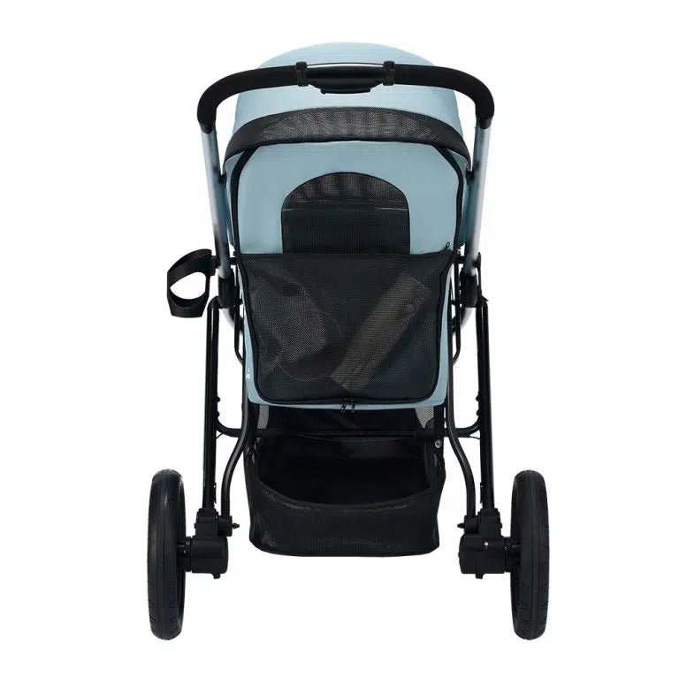 The Beast Pet Jogging Stroller - Lightweight & Durable Dog Stroller for Small to Medium Pets, Flash Grey | Perfect for Outdoor Walks, Jogging & Vet Visits