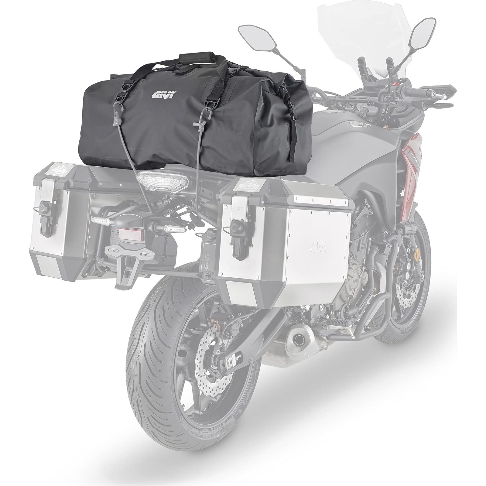 GIVI 80L Waterproof Motorcycle Luggage Bag - Durable & Weatherproof for Adventure Riding, Camping & Travel