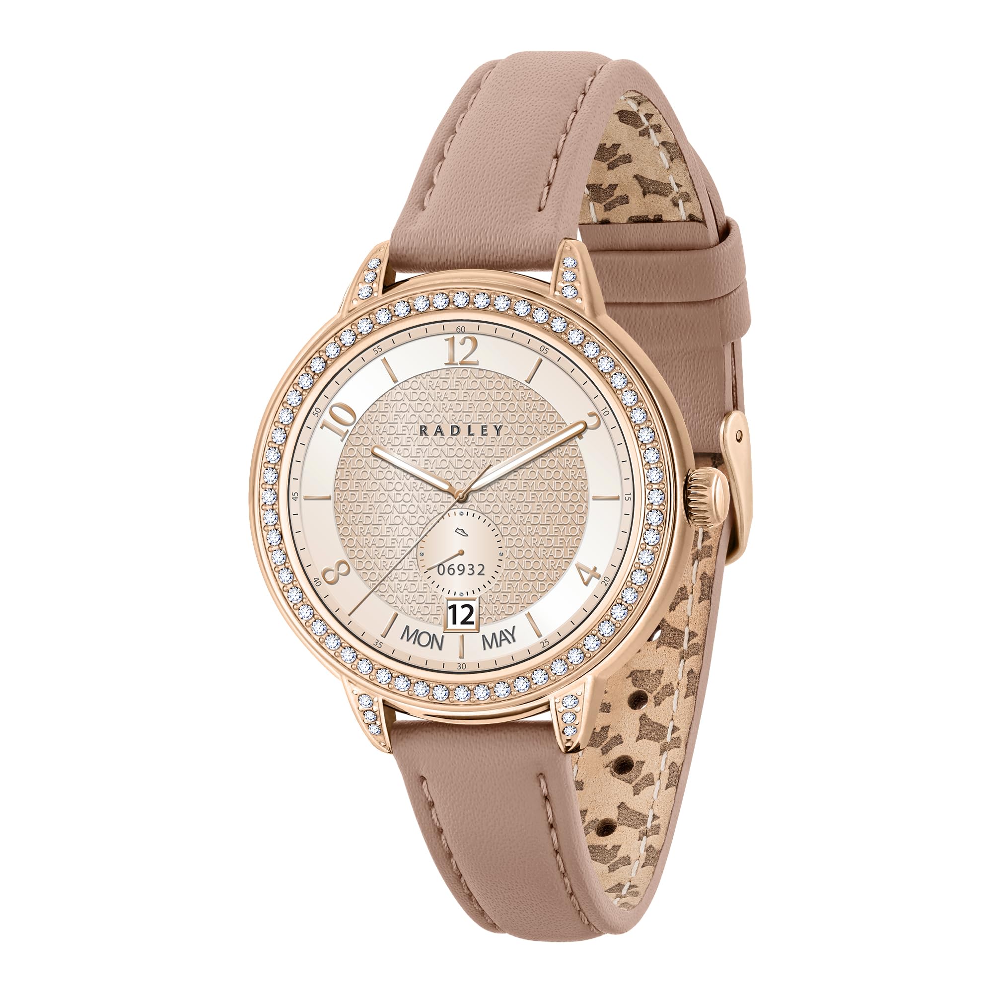 RADLEY Series 33 HD AMOLED Smart Watch for Women - 100+ Sports Modes, Heart Rate Monitor, Step Counter, IP68 Waterproof, Fitness & Sleep Tracker with Pink/Blue Straps - Compatible with iOS & Android Phones - Perfect for Workouts, Running, Swimming & Daily Activity Tracking