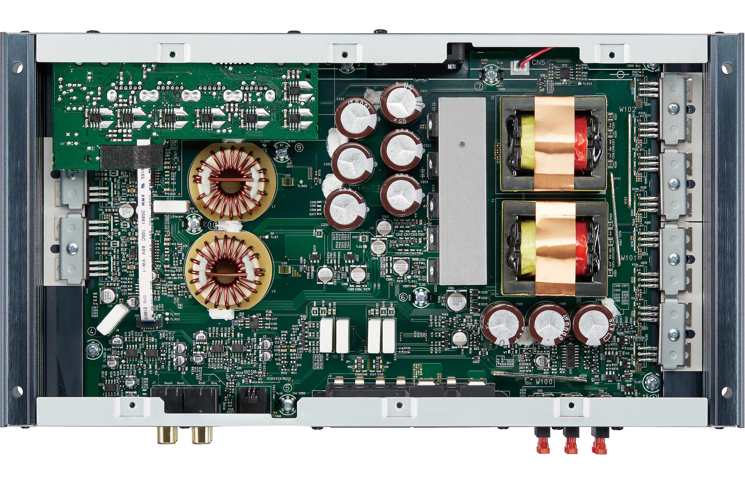 Kenwood Excelon XR1001 1 XR Series Class D Mono Power Amplifier - 1000W High Power Car Audio Amp for Deep Bass & Clear Sound - Perfect for Car Audio Systems & Subwoofers