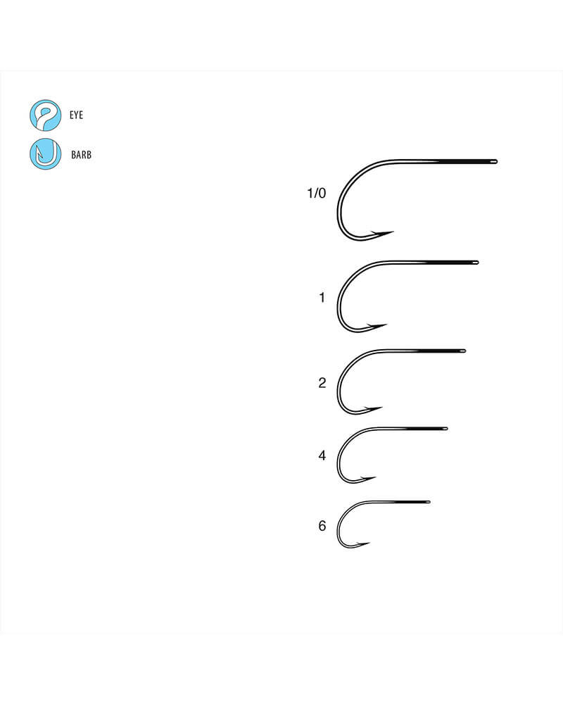 B10S Stinger 1X Strong Forged Fishing Hooks - 25 Pack Size 2 - Premium Saltwater & Freshwater Fishing Gear for Bass, Trout, and Walleye