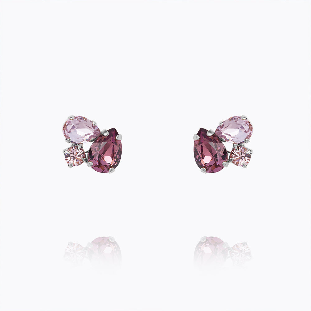 Alisia Elegant Violet Drop Earrings for Women - Perfect for Weddings, Parties & Everyday Wear