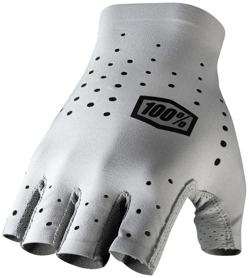 100% Cotton Sling Gloves - Gray Short Finger Workout Gloves for Women, Medium Size - Perfect for Gym, Weightlifting & Cross Training
