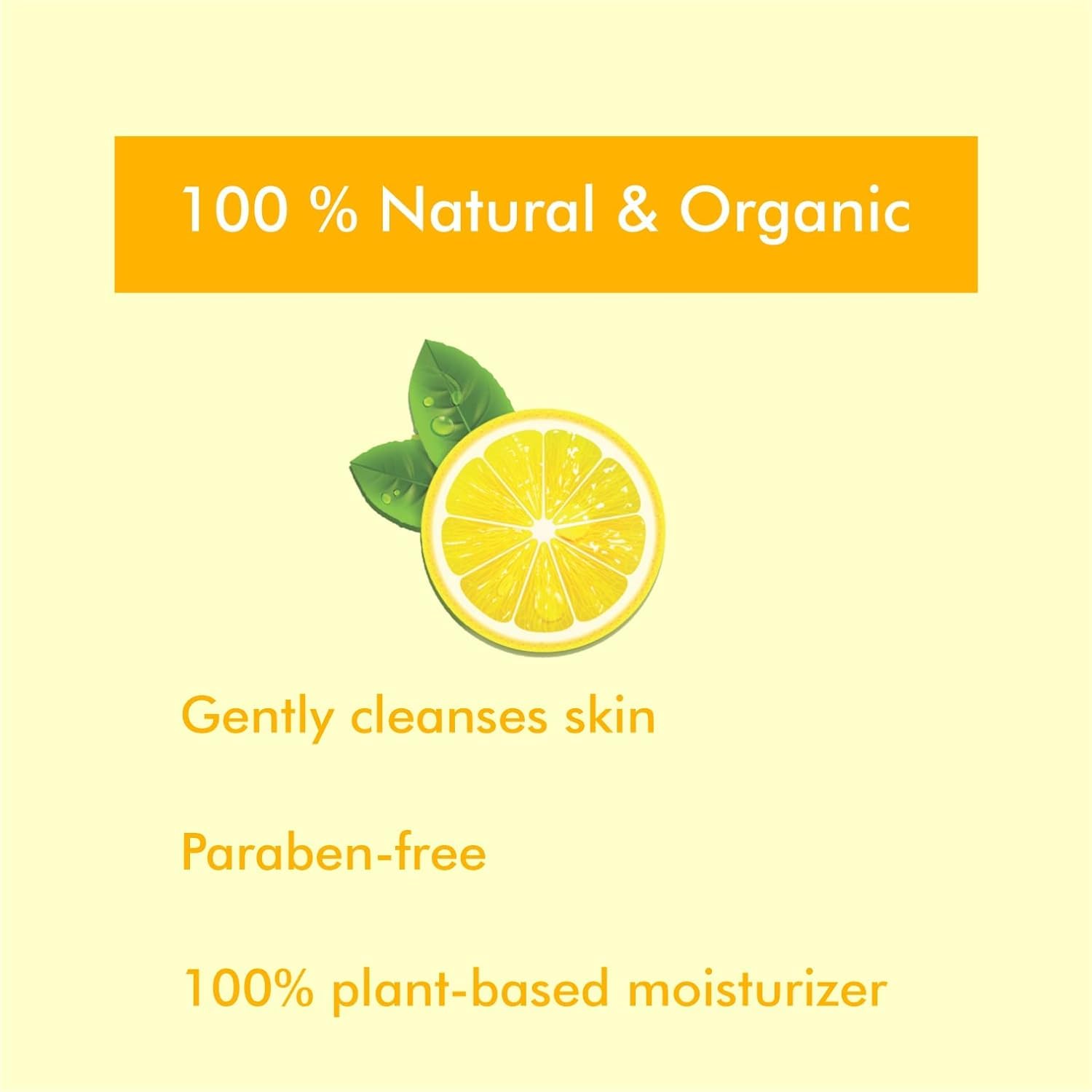Econature Luxury Body Wash 275ML for Women & Men - 100% Vegan Shower Gel with Lemon Extract - Hydrating & Refreshing for Daily Skincare Routine - Perfect for Morning & Night Use