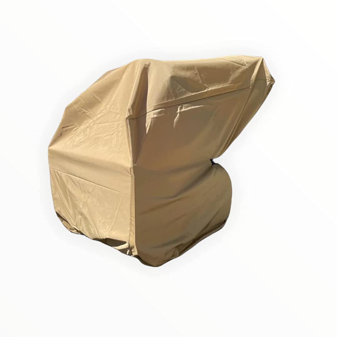 Comp Bind Technology Tan Nylon Cover for Honda HSS1332ATD 32-Inch Two-Stage Snow Blower, Weather-Resistant, 33''W x 58.5''D x 44''H, Ideal for Winter Storage and Outdoor Protection