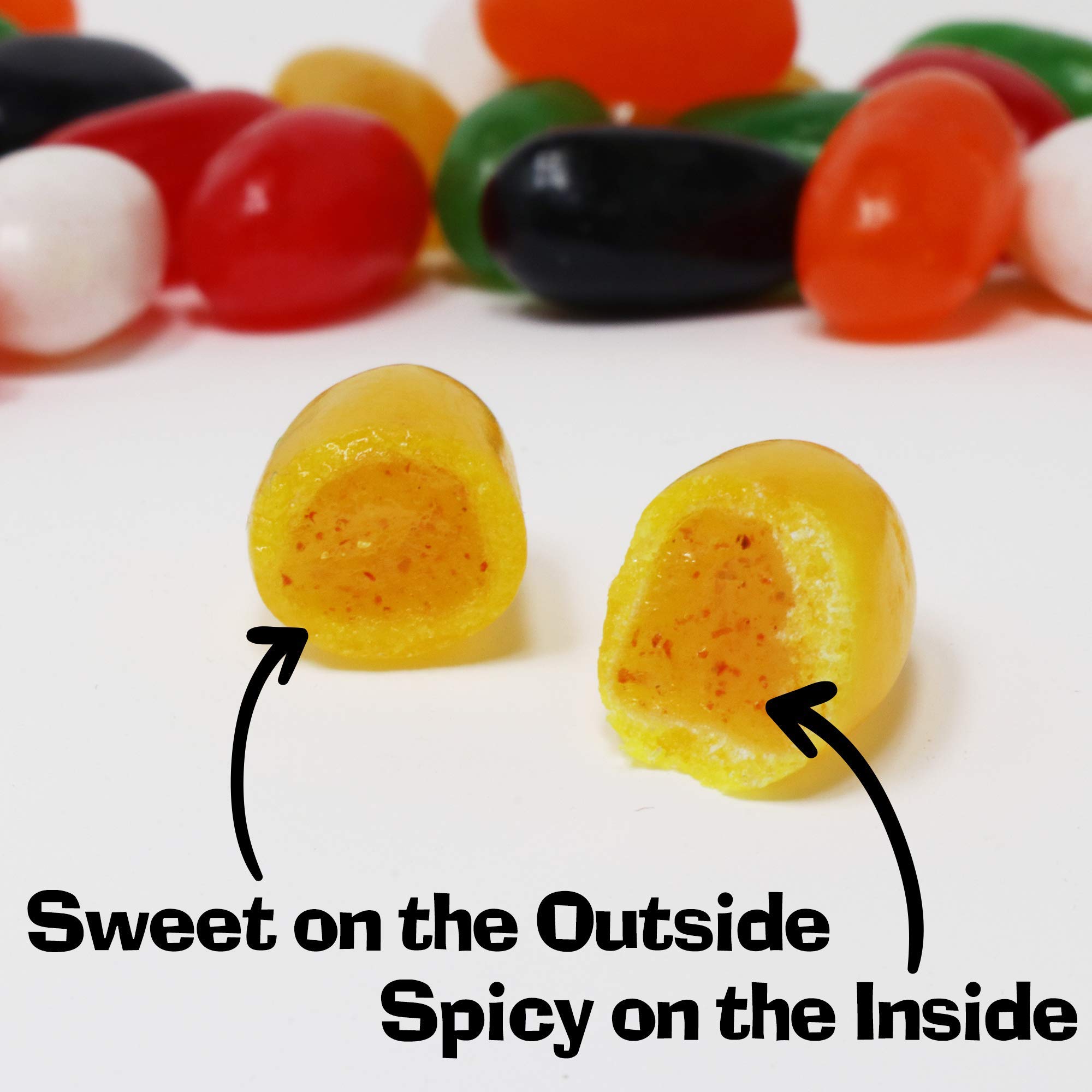 ASS KICKIN' Habanero Pepper Spicy Jelly Beans - 9oz Resealable Jar - Hot Gourmet Candy for Easter Gifts & Spicy Food Challenges - Perfect for Office Pranks, Halloween Treats & Dare Games
