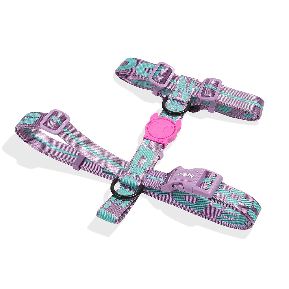 Zee.Dog Aura H Harness for Dogs - Adjustable & Reflective Pet Harness for Small, Medium & Large Breeds - Perfect for Walking, Running & Outdoor Adventures