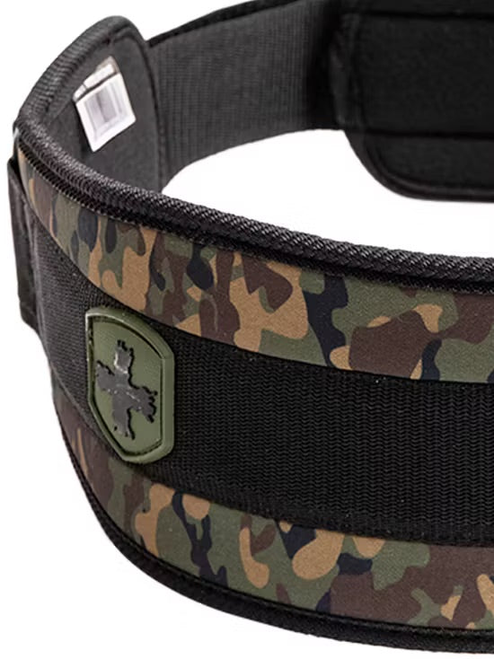 Harbinger Unisex 4.5-Inch Foam Core Weightlifting Belt - Woodland Camo for CrossFit, Powerlifting & Gym Training