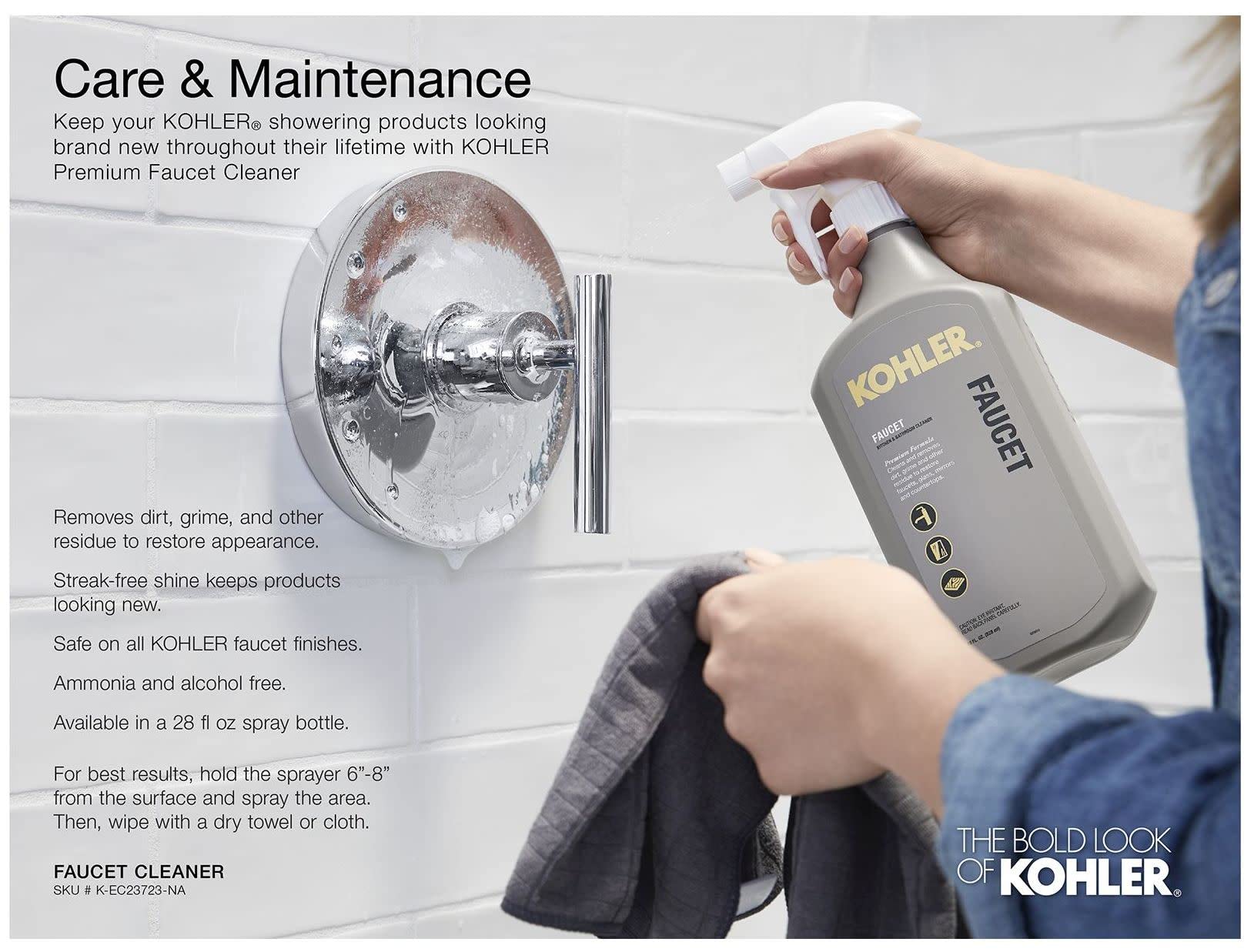 KOHLER Bancroft Wall-Mount Supply Elbow with Check Valve - Durable Brass Plumbing Fitting for Bathroom Sink & Toilet Installations