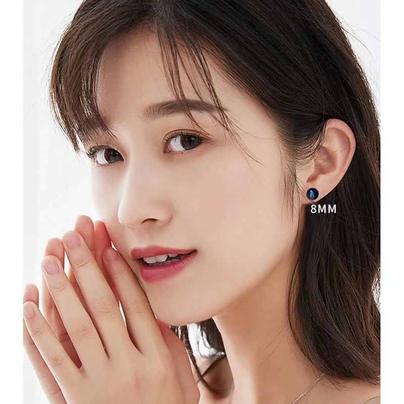 Natural Freshwater Pearl Stud Earrings for Women - Classic & Elegant Jewelry Gift for Birthday, Anniversary, Wedding | Perfect for Daily Wear, Office & Special Occasions