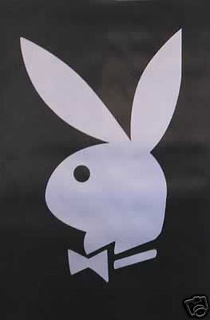 Hot Stuff Enterprise 725-24x36-ER Playboy Logo Vintage Poster - Wall Decor for Man Cave, Bar, Bedroom & Office