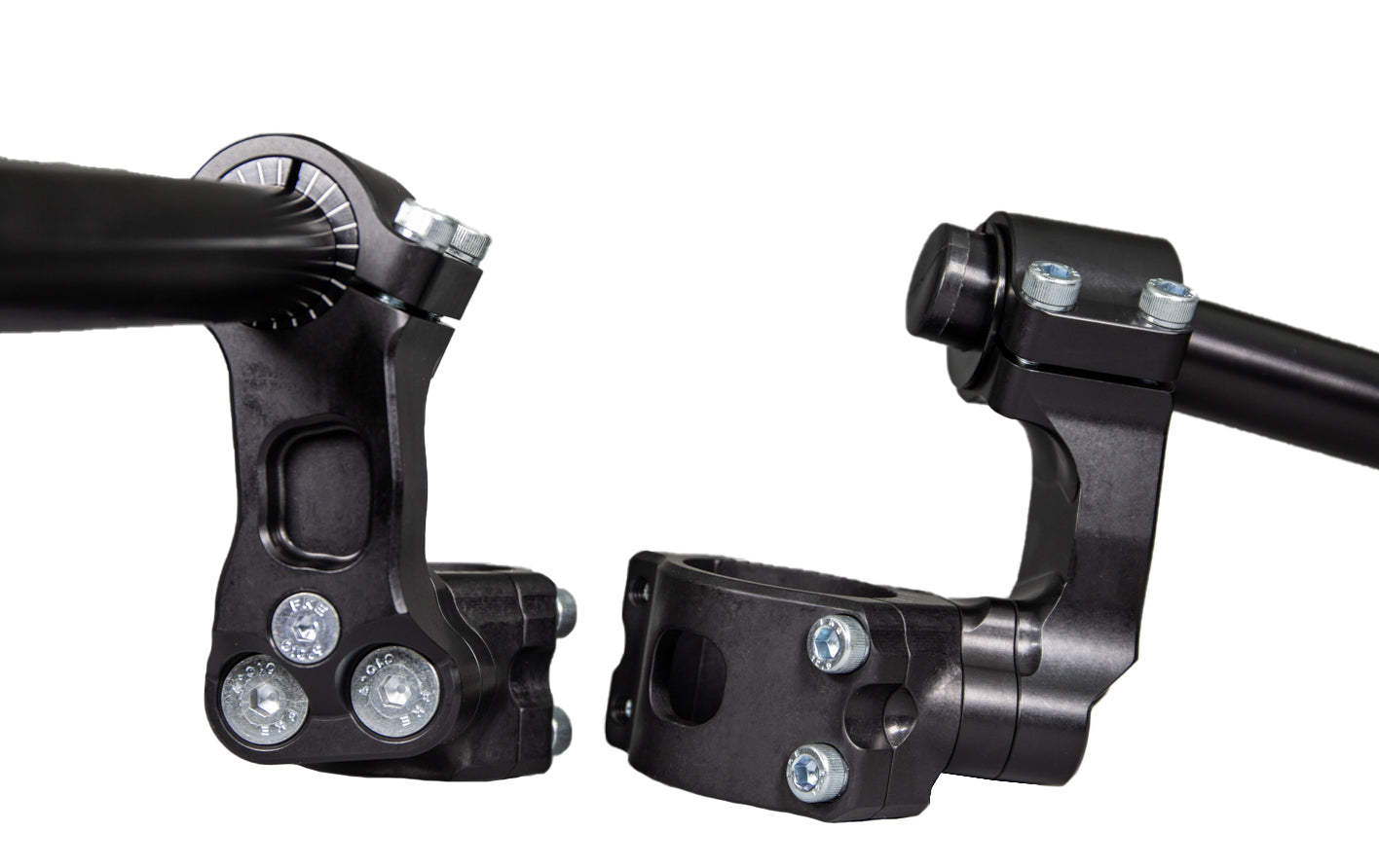 Kawasaki Ninja 650 & Z650 75MM Adjustable Angle Clip-On Handlebar Risers - Side Mount for Enhanced Comfort and Control - Perfect for Long Rides and Custom Motorcycle Builds