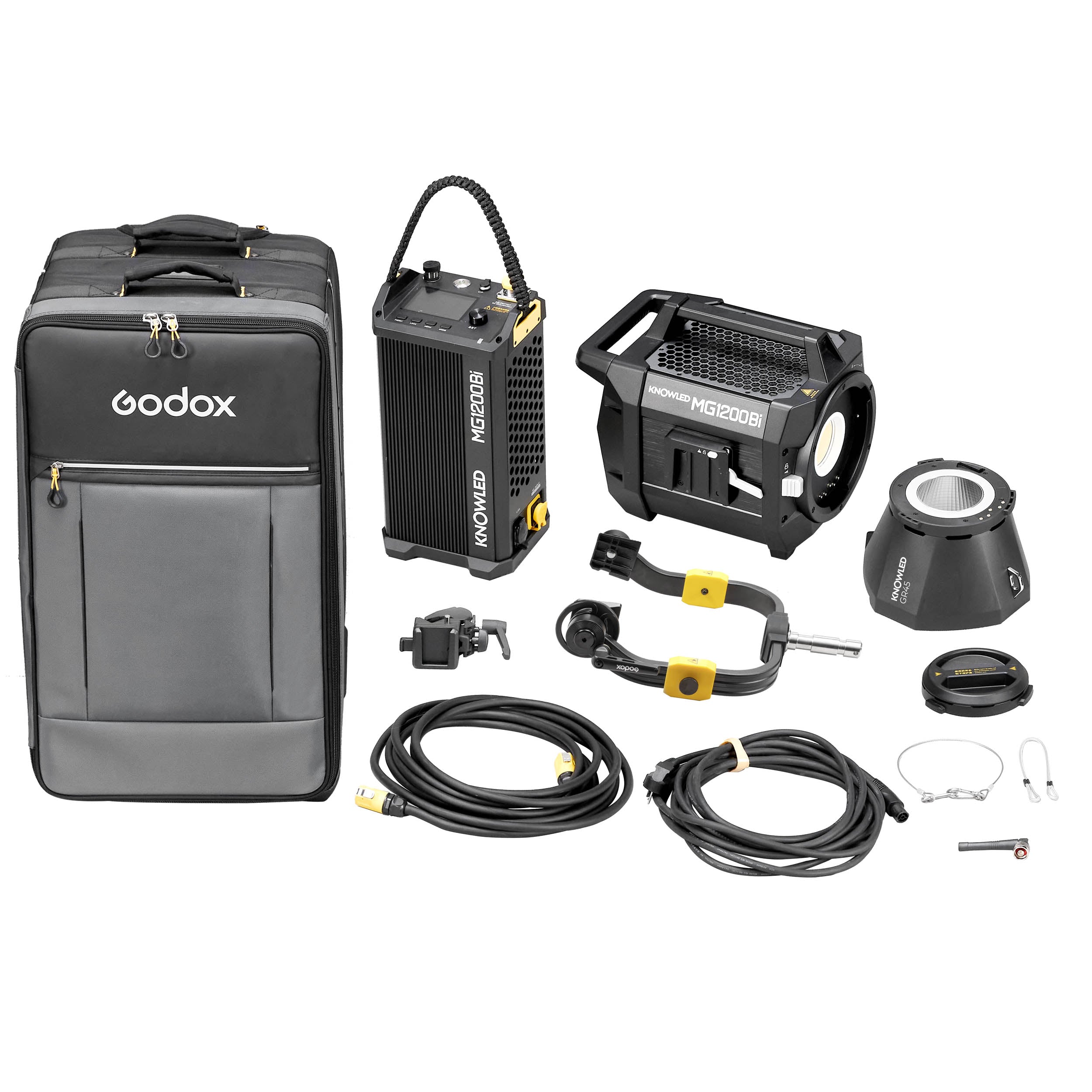 KNOWLED MG1200Bi Dual Color LED Broadcast Lighting Kit - Professional Studio Light for YouTube, Streaming, Photography & Video Production