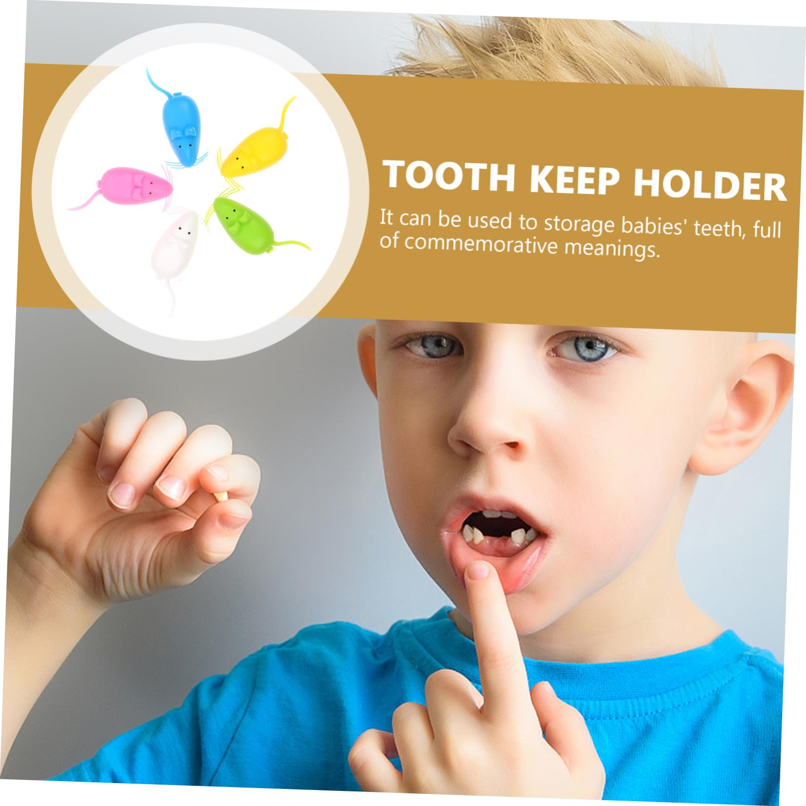 100pcs Baby Teeth Keepsake Box - ULDIGI Compact & Sturdy Baby Tooth Storage Case for Boys & Girls - Perfect for First Tooth Collection, Milestone Preservation & Childhood Memories