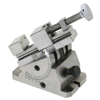 Precision Tilt & Swivel Grinding & Inspection Vise - Heavy Duty Metalworking & Machinist Tool for Milling, Drilling & Bench Work - Perfect for Workshop, Garage & DIY Projects